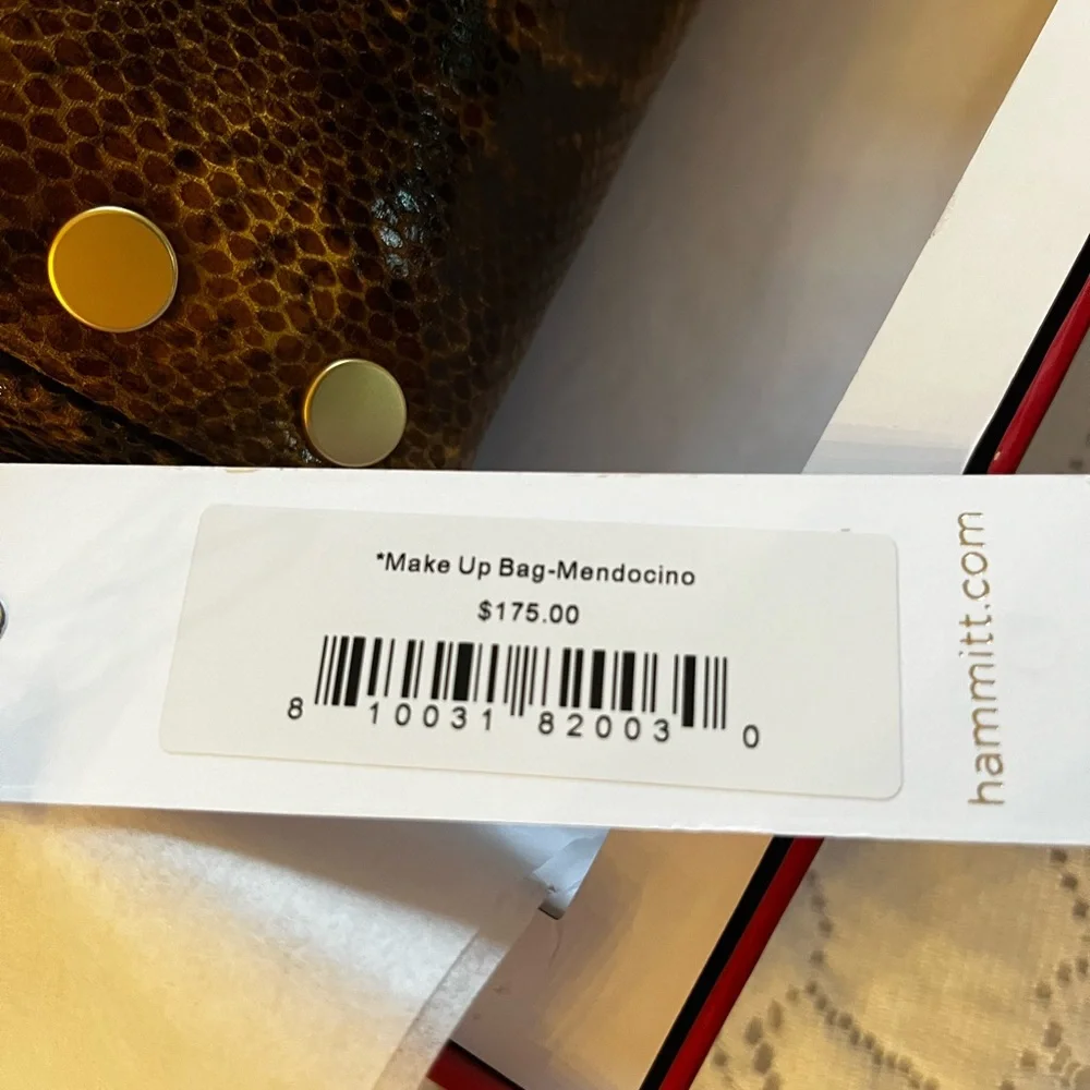 HAMMITT MAKEUP BAG  MENDOCINO NWT - Picture 2 of 3